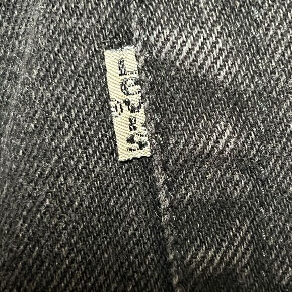 80’s Vintage Black denim jeans white tab 900 Series Women’s Sz 11 28 W - Picture 4 of 6